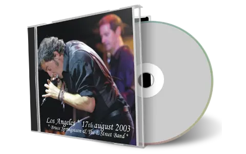 Artwork Cover of Bruce Springsteen 2003-08-17 CD Los Angeles Audience