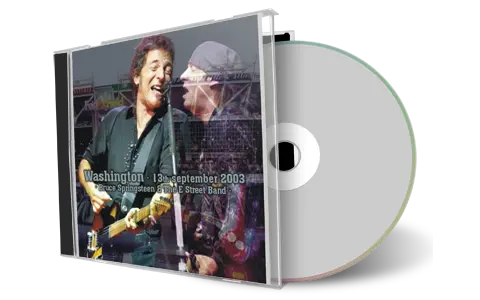 Artwork Cover of Bruce Springsteen 2003-09-13 CD Washington Audience