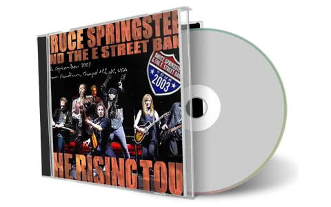 Artwork Cover of Bruce Springsteen 2003-09-14 CD Chapel Hill Audience