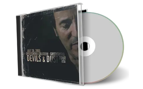 Artwork Cover of Bruce Springsteen 2005-07-26 CD Greensboro Audience