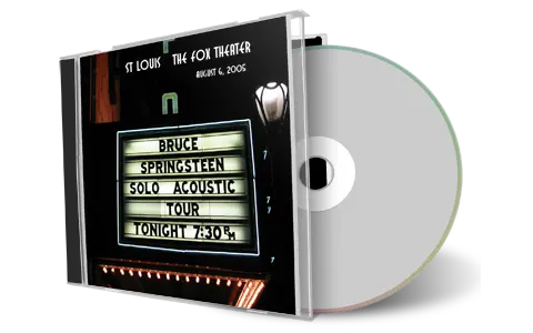 Artwork Cover of Bruce Springsteen 2005-08-06 CD St Louis Audience