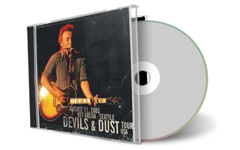 Artwork Cover of Bruce Springsteen 2005-08-11 CD Seattle Soundboard