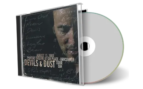 Artwork Cover of Bruce Springsteen 2005-08-13 CD Vancouver Audience