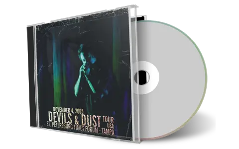 Artwork Cover of Bruce Springsteen 2005-11-04 CD Tampa Audience