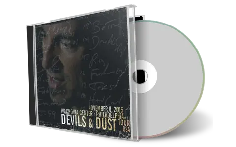 Artwork Cover of Bruce Springsteen 2005-11-08 CD Philadelphia Audience