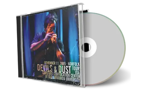 Artwork Cover of Bruce Springsteen 2005-11-11 CD Norfolk Audience