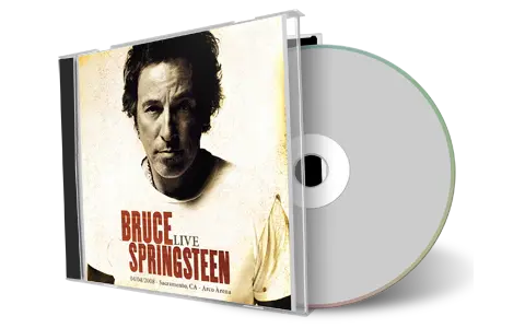 Artwork Cover of Bruce Springsteen 2008-04-04 CD Sacramento Audience