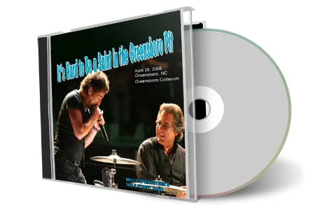 Artwork Cover of Bruce Springsteen 2008-04-28 CD Greensboro Audience