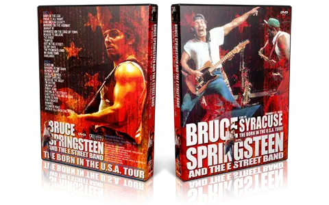 Artwork Cover of Bruce Springsteen 1985-01-27 DVD Syracuse Audience