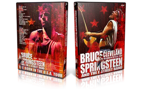 Artwork Cover of Bruce Springsteen 1985-08-07 DVD Cleveland Audience