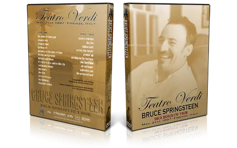 Artwork Cover of Bruce Springsteen 1997-05-21 DVD Firenze Audience