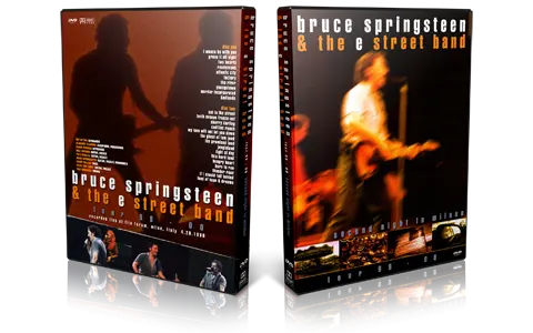 Artwork Cover of Bruce Springsteen 1999-04-20 DVD Milan Audience