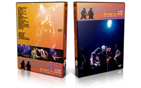 Artwork Cover of Bruce Springsteen 1999-05-21 DVD London Audience