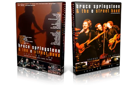 Artwork Cover of Bruce Springsteen 1999-06-03 DVD Paris Audience