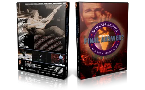 Artwork Cover of Bruce Springsteen 2000-03-09 DVD Fort Lauderdale Audience