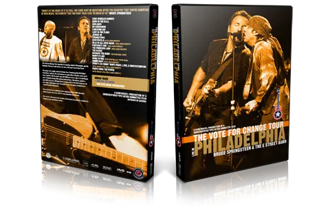 Artwork Cover of Bruce Springsteen 2004-10-01 DVD Philadelphia Audience
