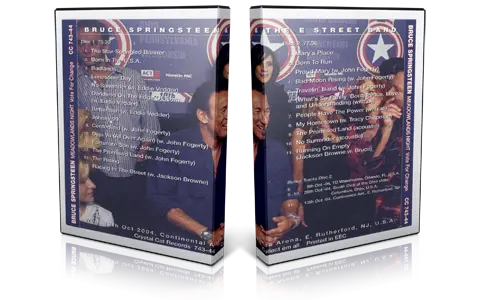 Artwork Cover of Bruce Springsteen 2004-10-13 DVD East Rutherford Audience