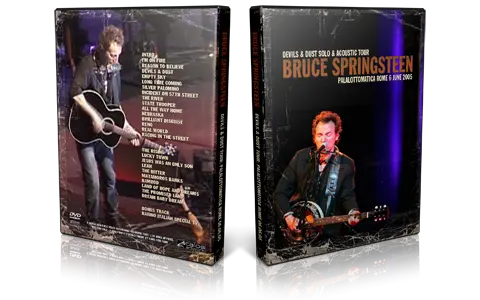 Artwork Cover of Bruce Springsteen 2005-06-06 DVD Rome Audience