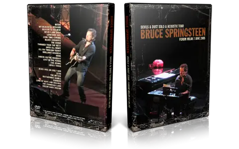 Artwork Cover of Bruce Springsteen 2005-06-07 DVD Milan Audience