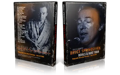 Artwork Cover of Bruce Springsteen 2005-06-16 DVD Dusseldorf Audience