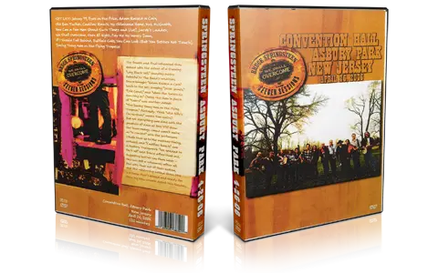 Artwork Cover of Bruce Springsteen 2006-04-26 DVD Asbury Park Audience