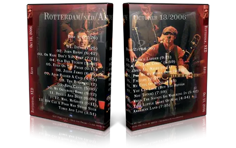 Artwork Cover of Bruce Springsteen 2006-10-13 DVD Rotterdam Audience