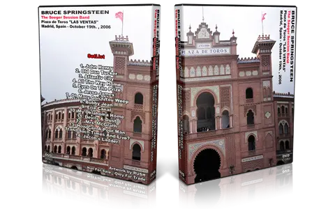 Artwork Cover of Bruce Springsteen 2006-10-19 DVD Madrid Audience