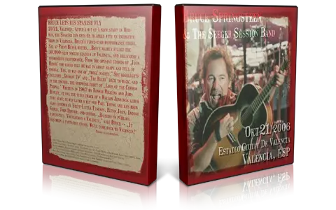 Artwork Cover of Bruce Springsteen 2006-10-21 DVD Valencia Audience