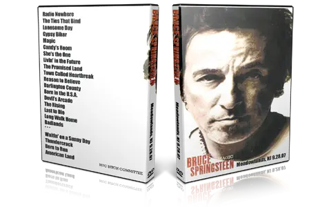 Artwork Cover of Bruce Springsteen 2007-09-28 DVD East Rutherford Audience