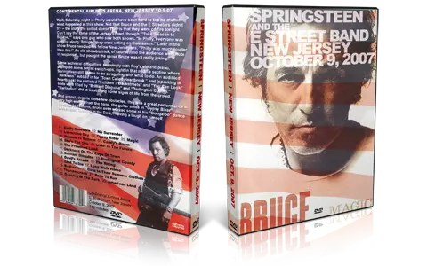 Artwork Cover of Bruce Springsteen 2007-10-09 DVD East Rutherford Audience