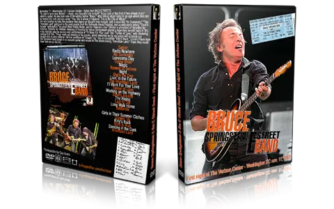 Artwork Cover of Bruce Springsteen 2007-11-11 DVD Washington Audience