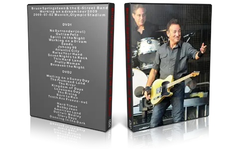 Artwork Cover of Bruce Springsteen 2009-07-02 DVD Munich Audience