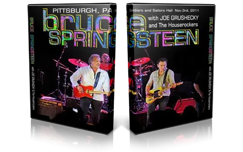 Artwork Cover of Bruce Springsteen 2011-11-03 DVD Pittsburgh Audience