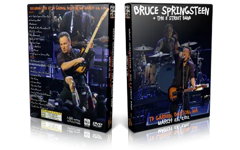 Artwork Cover of Bruce Springsteen 2012-03-26 DVD TD Garden Audience