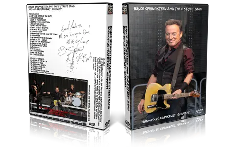 Artwork Cover of Bruce Springsteen 2012-05-25 DVD Frankfurt Audience