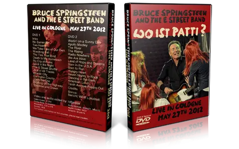 Artwork Cover of Bruce Springsteen 2012-05-27 DVD Cologne Audience