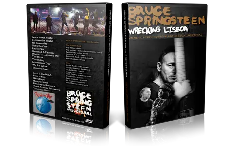 Artwork Cover of Bruce Springsteen 2012-06-03 DVD Lisbon Proshot