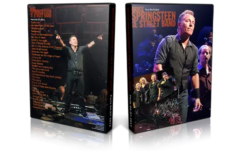 Artwork Cover of Bruce Springsteen 2012-07-04 DVD Paris Audience