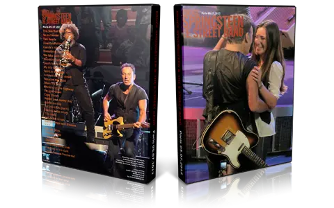 Artwork Cover of Bruce Springsteen 2012-07-05 DVD Paris Audience