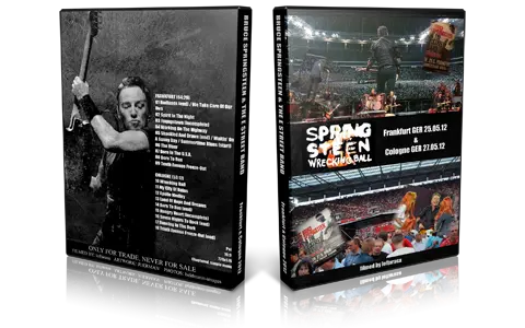 Artwork Cover of Bruce Springsteen 2012-00-00 DVD Frankfurt and Cologne 2012 Audience