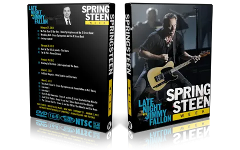 Artwork Cover of Bruce Springsteen Compilation DVD Jimmy Fallon 2012 Proshot