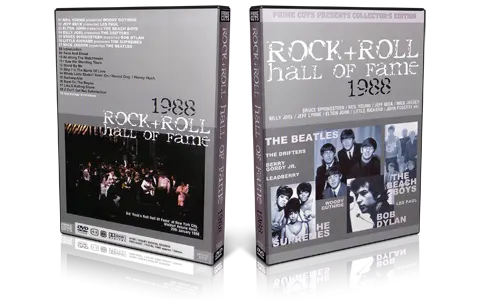 Artwork Cover of Bruce Springsteen Compilation DVD Rock and Roll Hall Of Fame 1988 Proshot