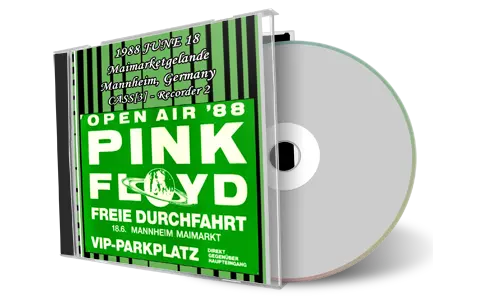 Artwork Cover of Pink Floyd 1988-06-18 CD Mannheim Audience