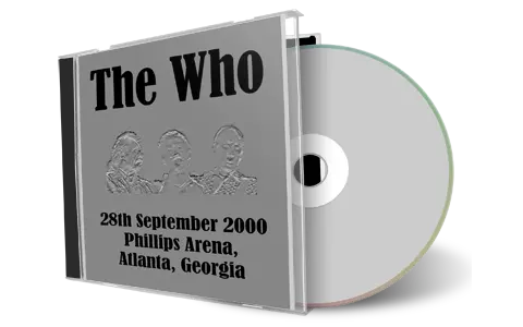 Artwork Cover of The Who 2000-09-28 CD Atlanta Soundboard