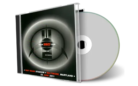 Artwork Cover of U2 2011-06-22 CD Baltimore Audience