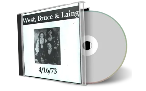 Artwork Cover of West Bruce and Laing 1973-04-16 CD Frankfurt Audience