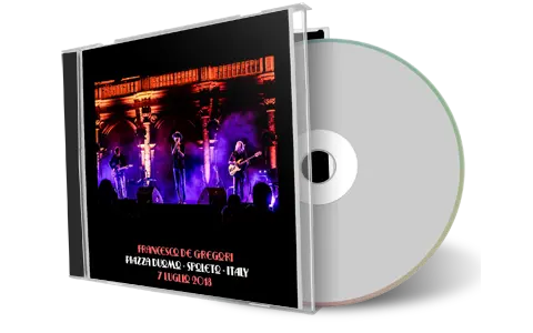 Artwork Cover of Francesco De Gregori 2018-07-07 CD Spoleto Audience