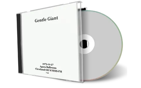 Artwork Cover of Gentle Giant 1975-01-27 CD Cleveland Soundboard