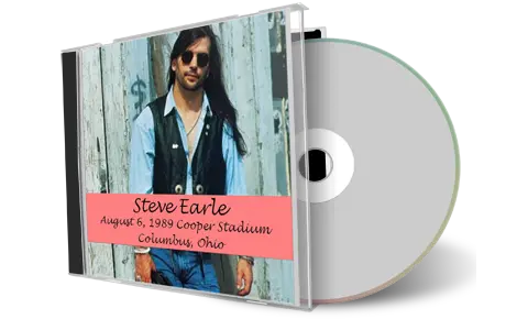 Artwork Cover of Steve Earle 1989-08-06 CD Columbus Audience
