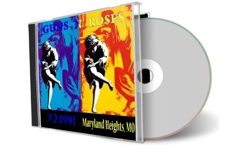 Artwork Cover of Guns N Roses 1991-07-02 CD Various Soundboard